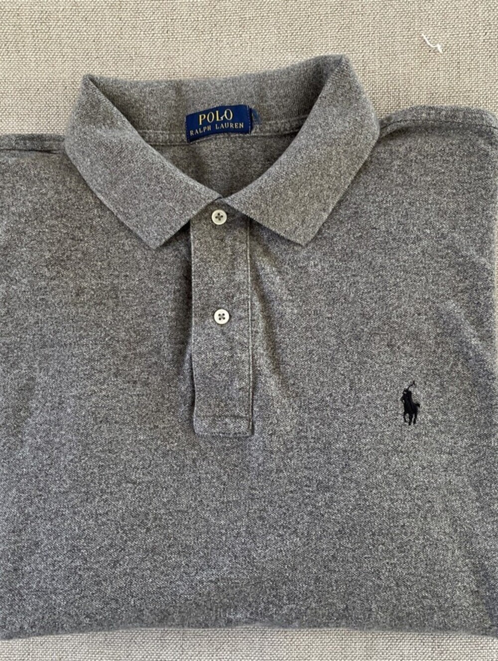 Polo Ralph Lauren Long Sleeve Shirt Heather Gray XL